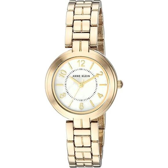 Anne Klein Women's Gold-Tone Bracelet Watch (AK/3070MPGB) - Picture 1 of 5